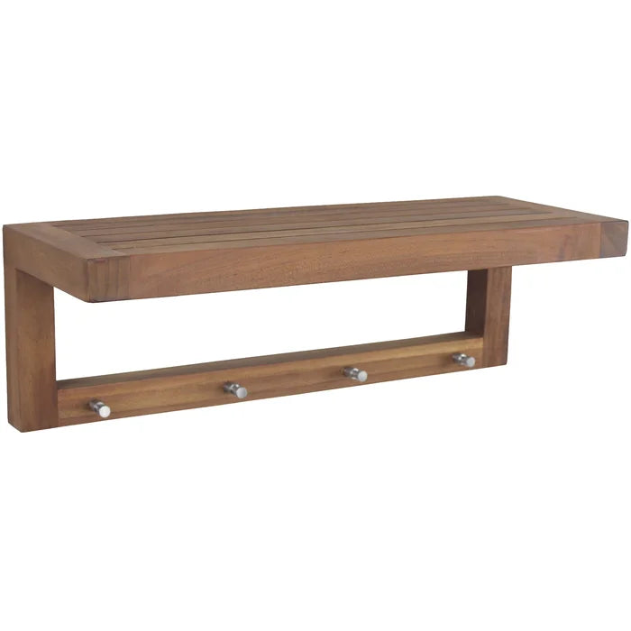 Solid Sheesham Wood Floating Shelf - Furnishiaa -  -